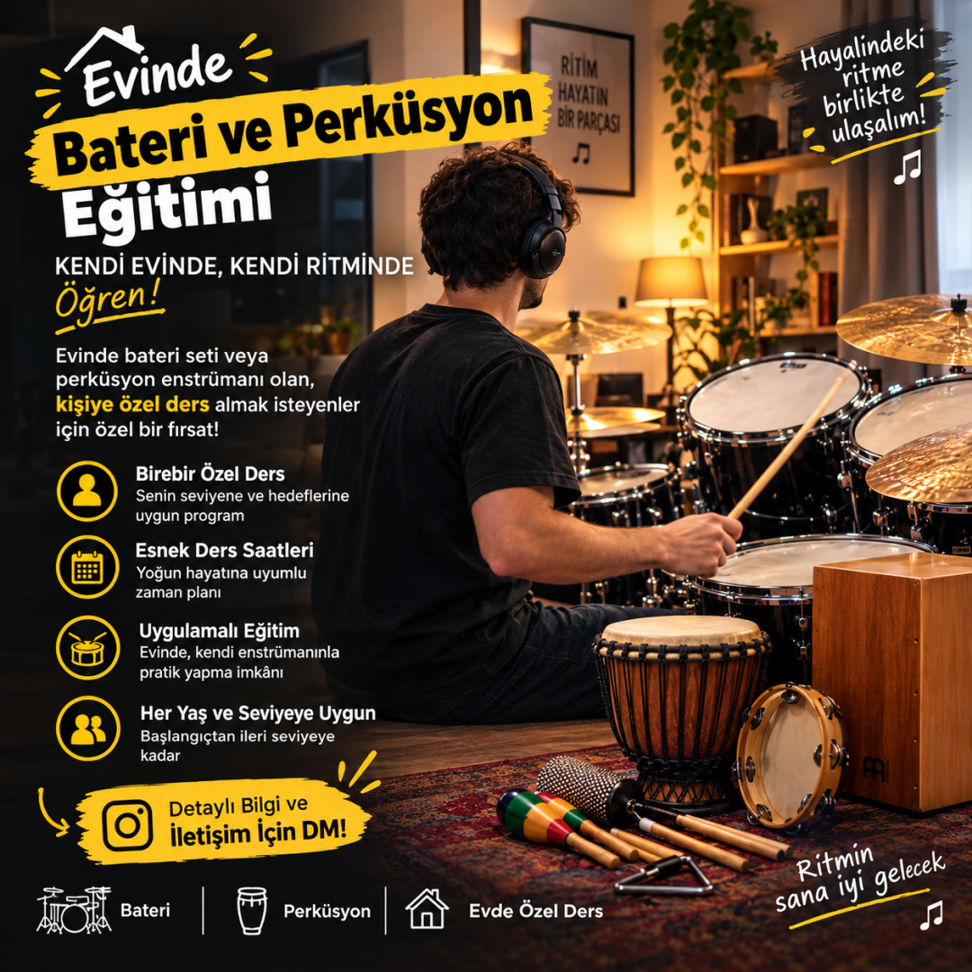 Bateri Öğretmeni İzmir
